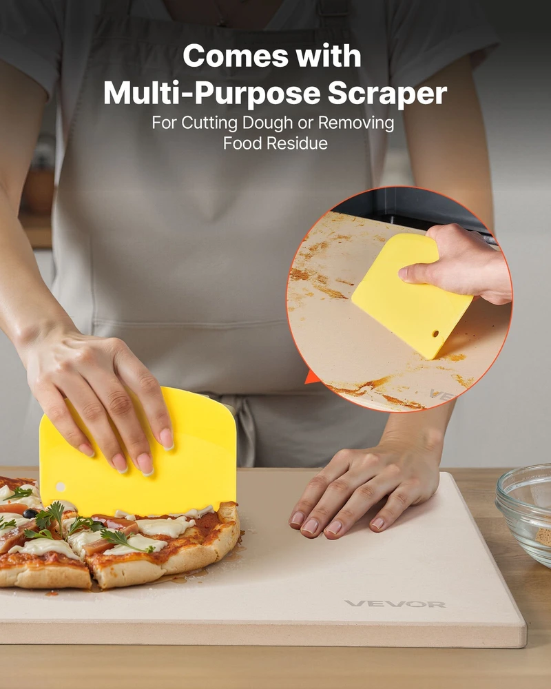 VEVOR Naudojimo viryklėje ir kepsninėje pizza akmuo