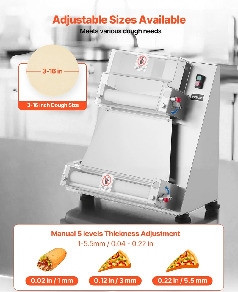 VEVOR 40 cm picos tešlos presas
