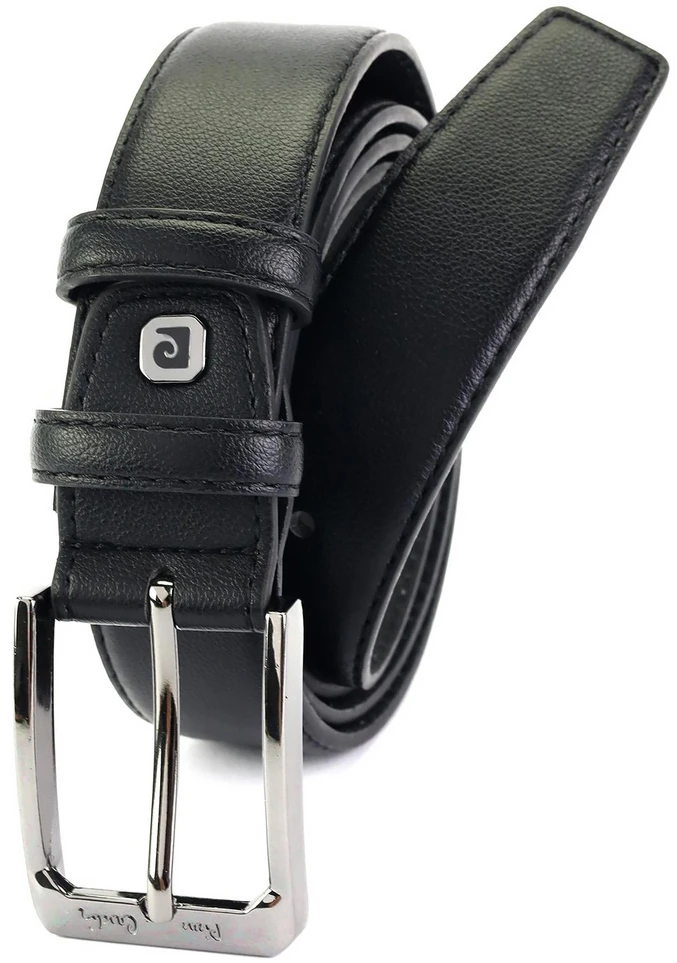 Vyriškas odinis diržas Pierre Cardin 2506 GG31 juodas