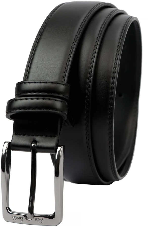 Diržas vyrams Pierre Cardin PARURE05 Juodas Sidabrinis