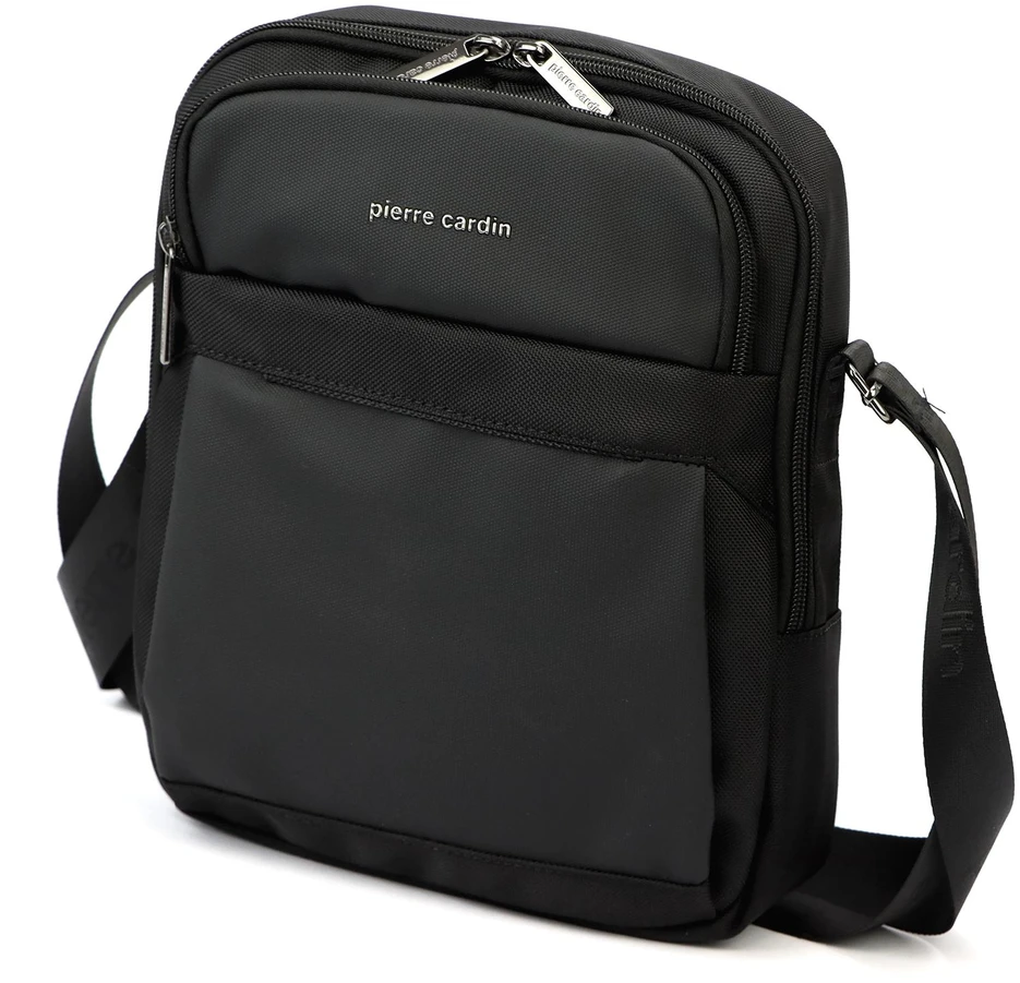 Vyriška rankinė per petį Pierre Cardin 8153 ALAN06 juoda