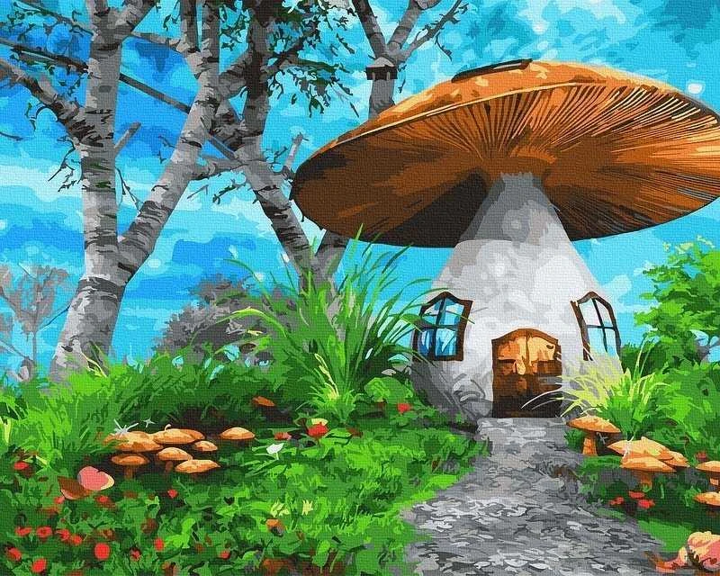 Tapyba pagal skaičius Grybų karalius 40x50 cm