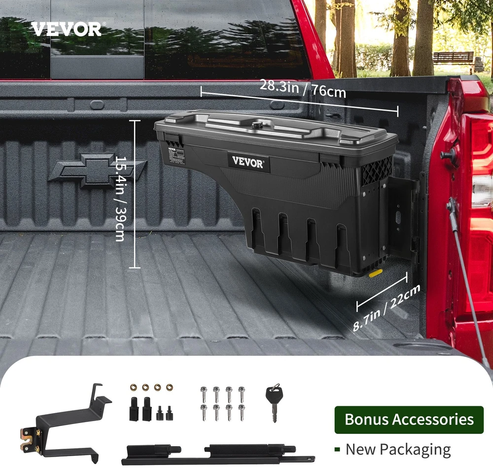VEVOR Krovinių lovos įrankių dėžė Chevrolet Silverado 1500 2019-20
