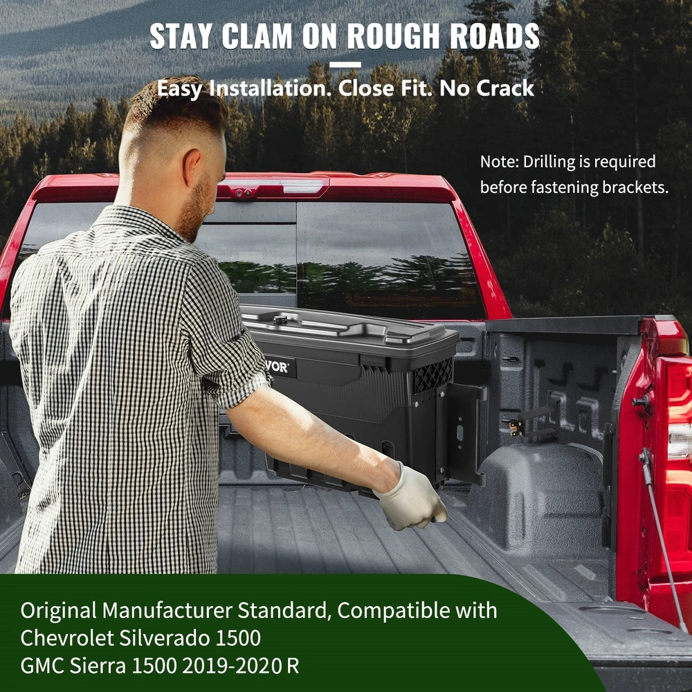 VEVOR Krovinių lovos įrankių dėžė Chevrolet Silverado 1500 2019-20