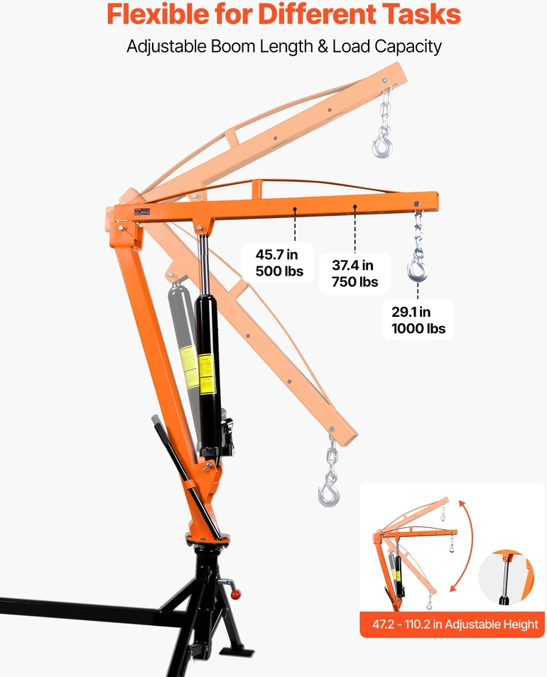 VEVOR Pikapo kablys kranas 453,6kg