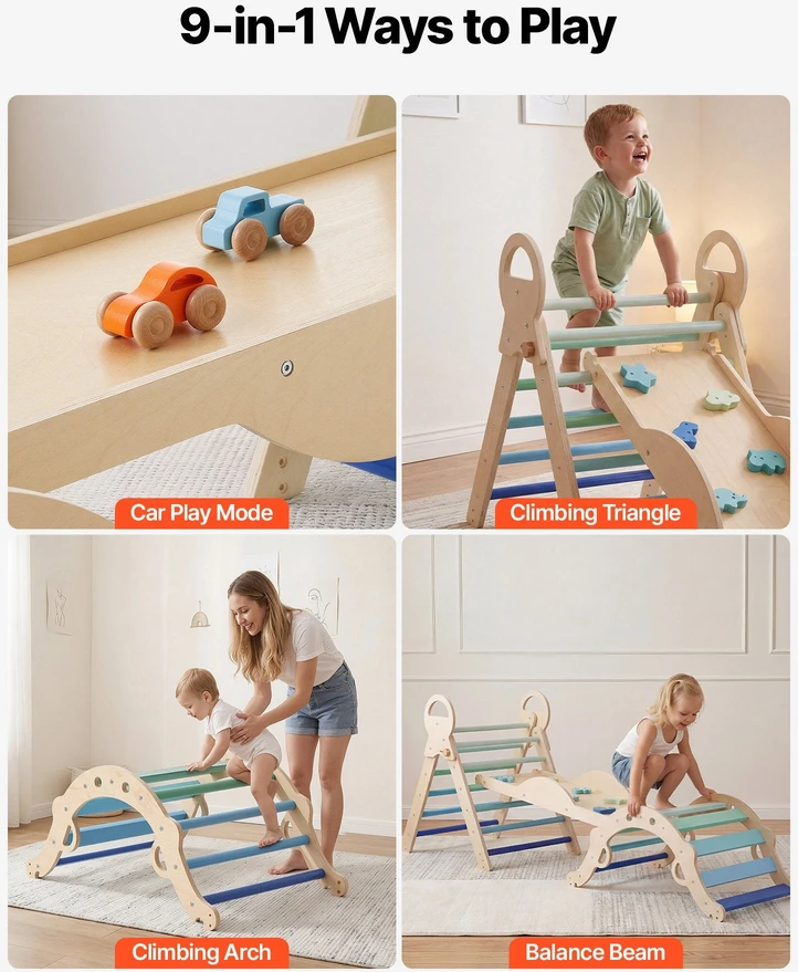 VEVOR Piklerio trikampio rinkinys, 9-in-1 kopimo žaislai