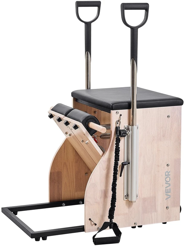 Vevor Pilates kėdė su padalytu pedalu viso kūno treniruotėms