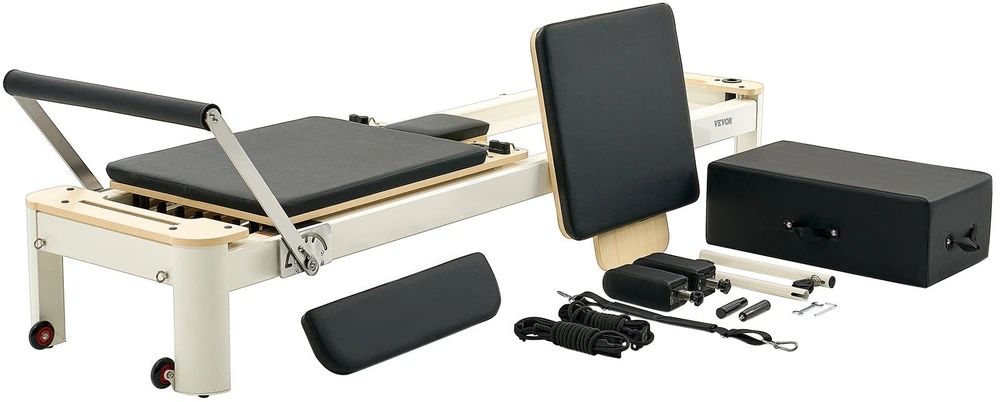 Vevor Pilates reformer treniruoklis namams su pasipriešinimu