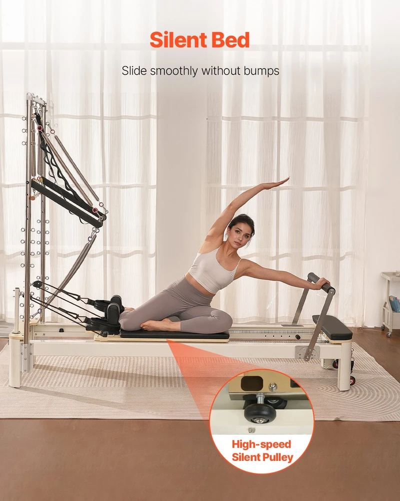Vevor Pilates reformeris su pasipriešinimu namų sporto salei