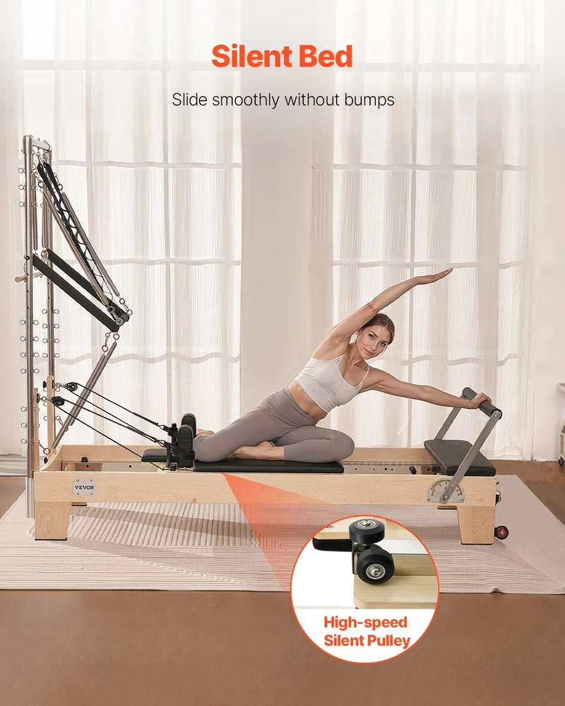 VEVOR Medinis pilates reformeris namų pratimams