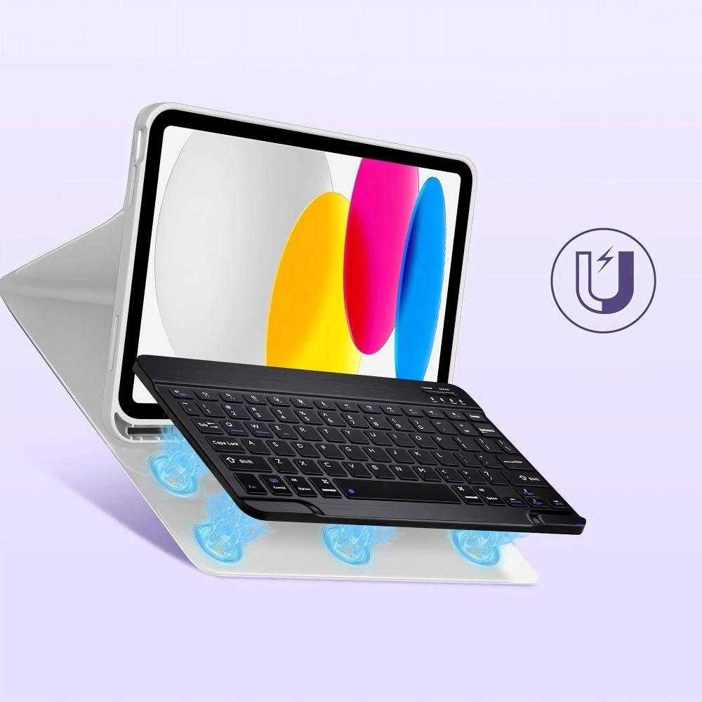 „Tech-Protect SC Pen + Keyboard“ dėklas, skirtas „iPad 10.9" 2022“ (10-osios kartos) / „11" 2025“ (11-osios kartos) – pilkas