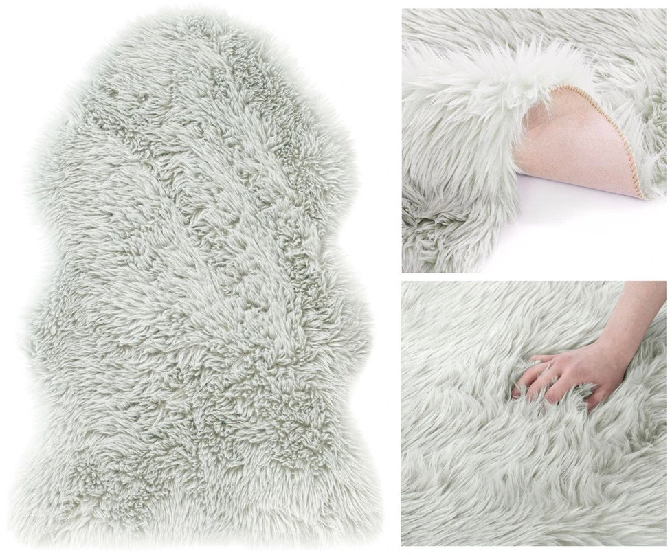 AmeliaHome Pilkas kilimas DOKKA 60×90 cm