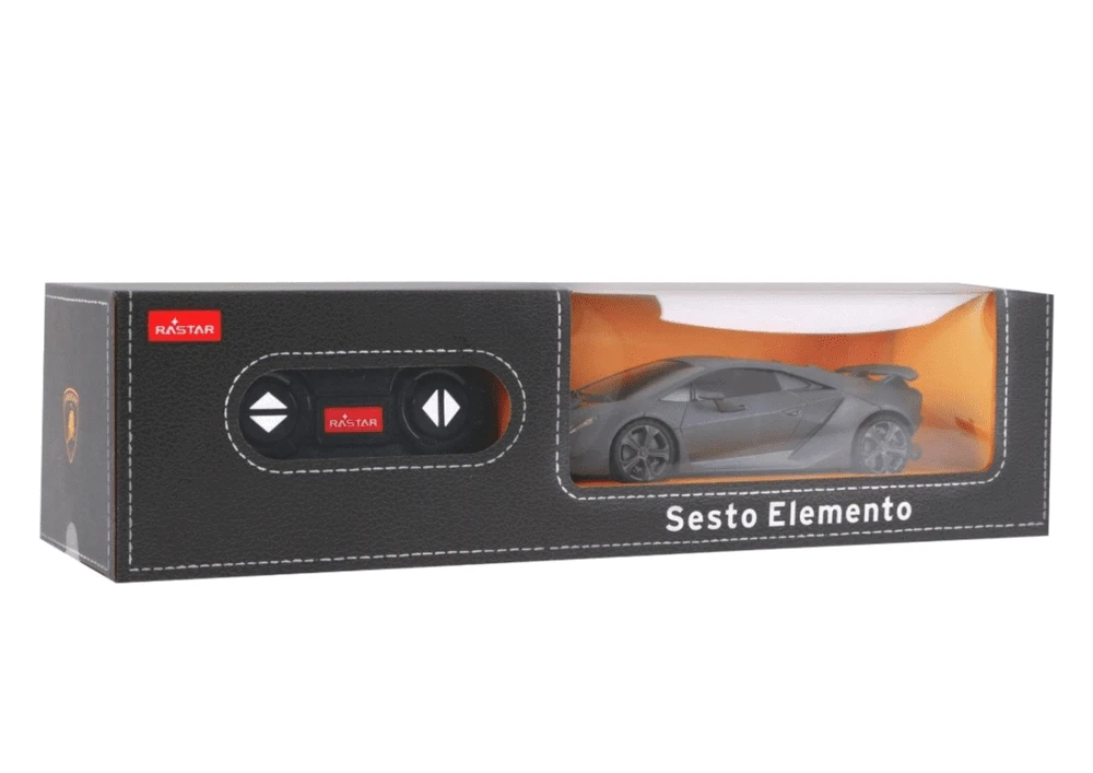 Rastar Nuotoliniu būdu valdomas Lamborghini Sesto Elemento modelis 1:24, pilkas