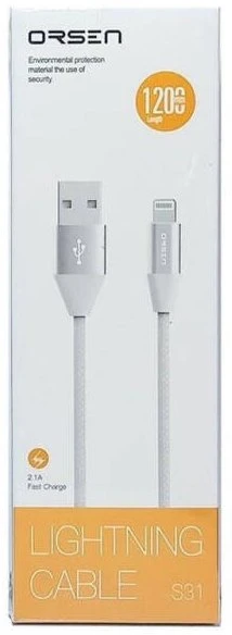 Pilkas micro USB duomenų laidas 2,1 A, 1,2 m