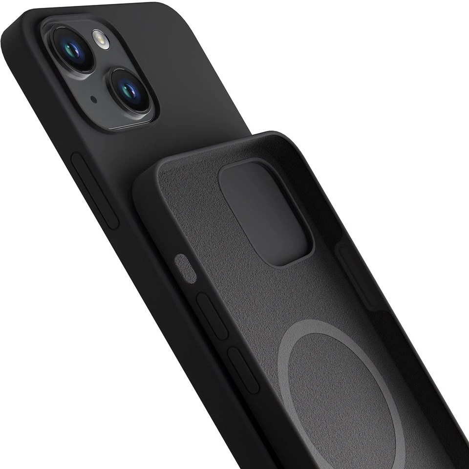 Dėklas 3Mk Protection 3mk Hardy silikoninis „MagCase“, skirtas „iPhone 14 Plus“ – pilkas