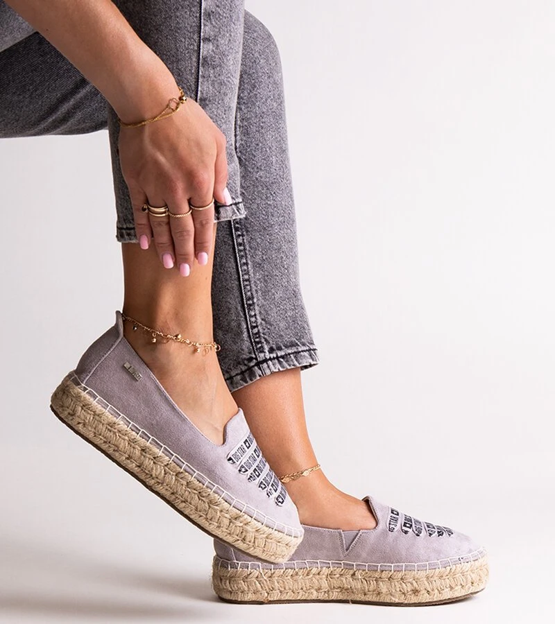 Pilkos espadrilės Big Star JJ274890