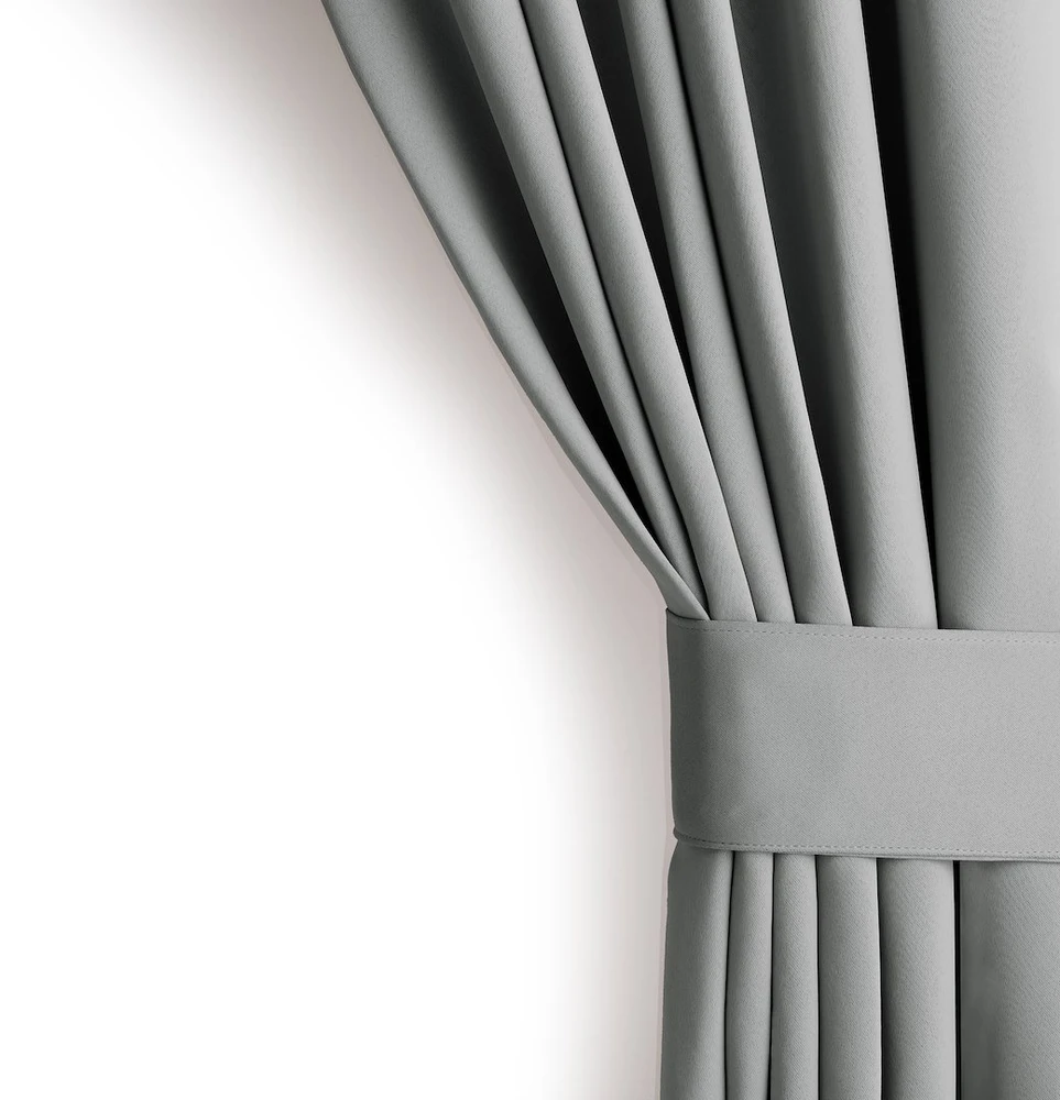 Pilkos užuolaidos su kilpomis Blackout AmeliaHome 200 × 270 cm