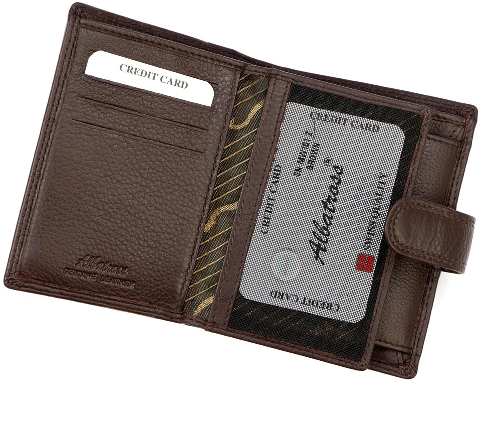 Skórzany męski portfel Albatross SN MW101 Z RFID