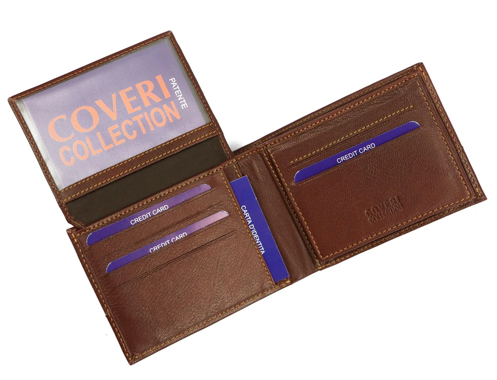 Skórzany męski portfel Coveri 1906 288