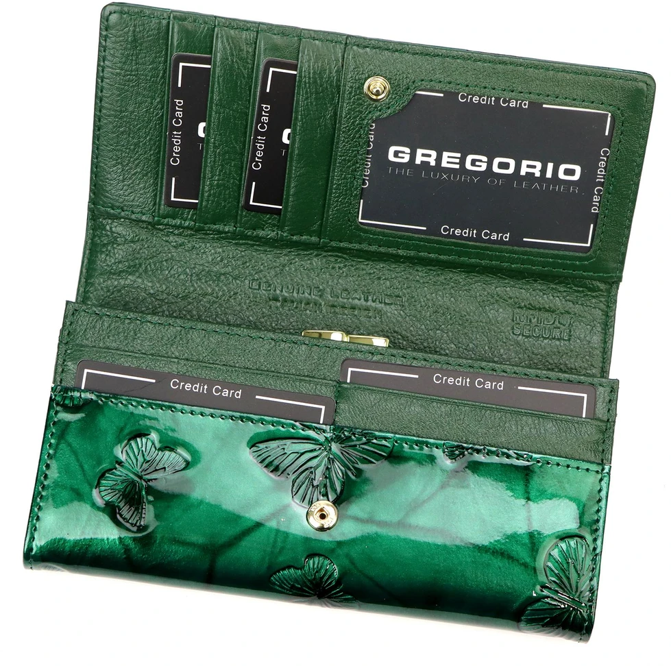 Skórzany damski portfel Gregorio BTS-100