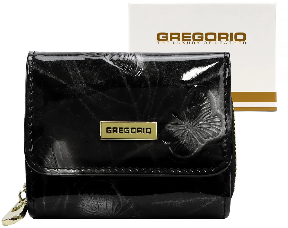 Odinė piniginė Gregorio BTS-128 sidabrinė