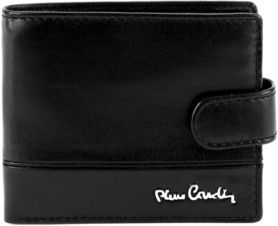 Vyriška odinė piniginė Pierre Cardin YS605 8825A juoda