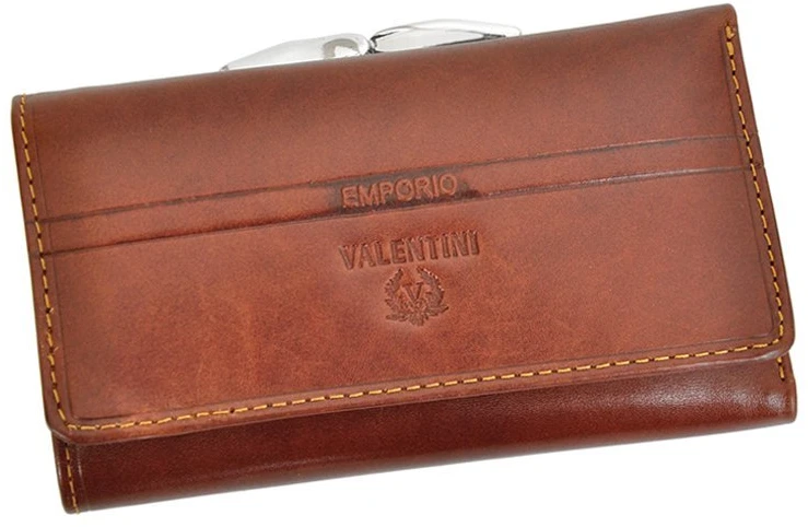 Piniginė juoda su sagtimi Emporio Valentini
