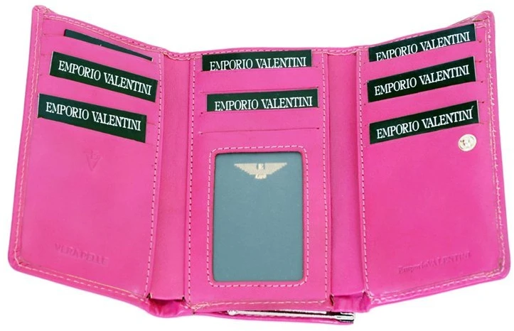 Piniginė juoda su sagtimi Emporio Valentini