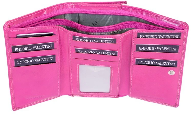 Piniginė juoda su sagtimi Emporio Valentini