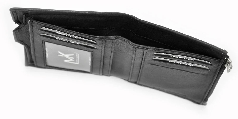 Skórzany męski portfel Money Kepper CC 6002