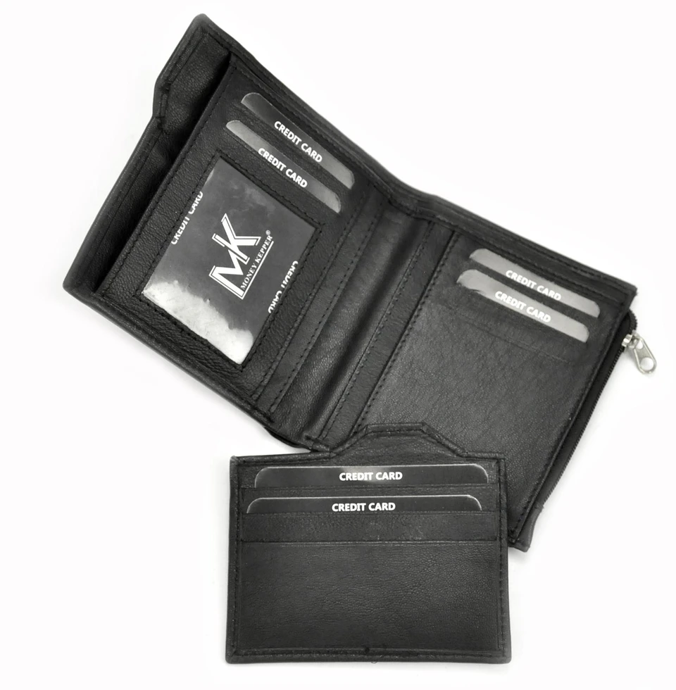 Skórzany męski portfel Money Kepper CC 6002