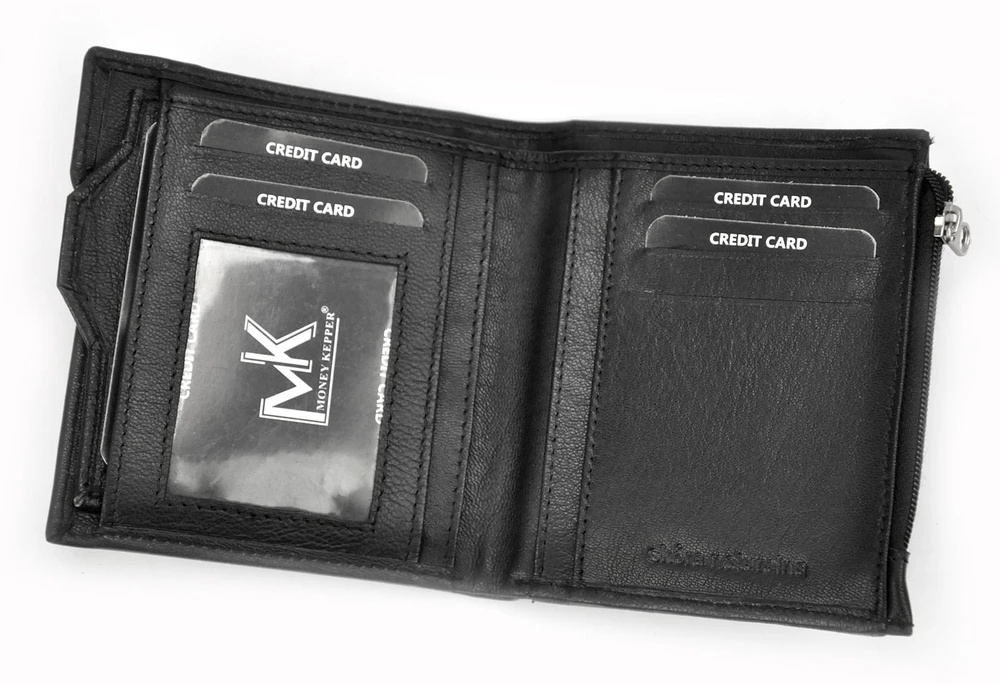 Skórzany męski portfel Money Kepper CC 6002