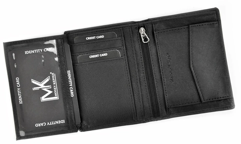 Skórzany męski portfel Money Kepper CC 5401