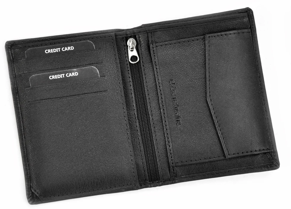 Skórzany męski portfel Money Kepper CC 5401