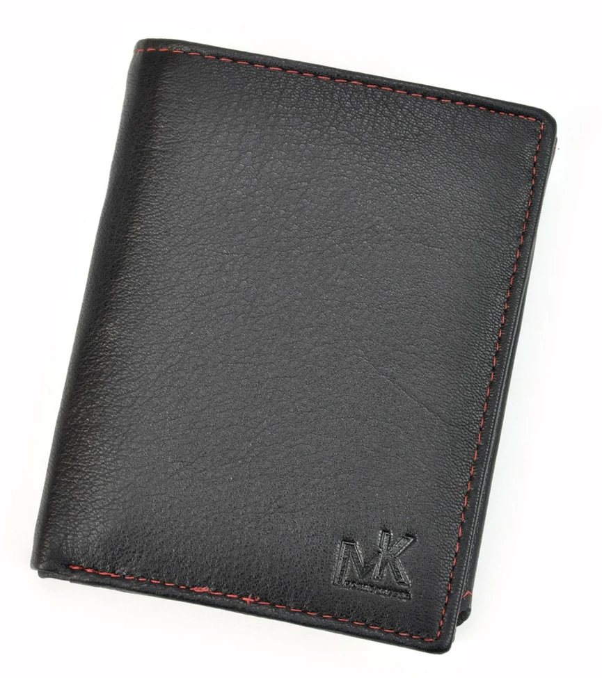 Norwegia, skórzany męski portfel Money Kepper SN5601 RFID