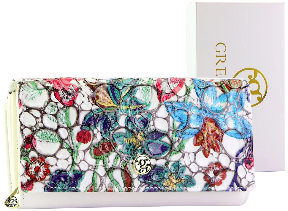 Moteriška odinė piniginė Gregorio KL-122 multicolor