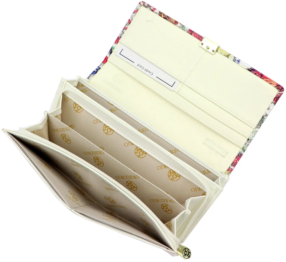 Moteriška odinė piniginė Gregorio KL-122 multicolor