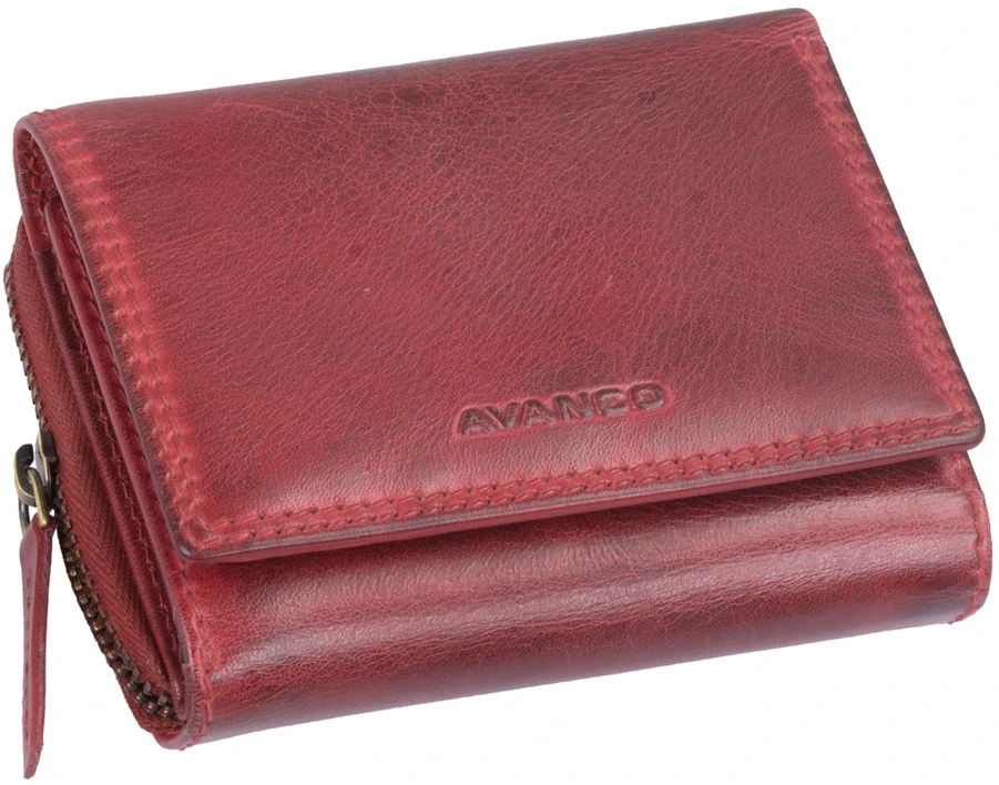 Piniginė moterims AVANCO 384-38-03 RFID - Vyšninė