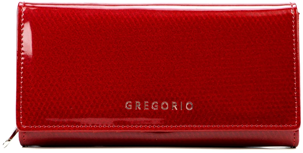 Moteriška lakinė piniginė Gregorio CB-106 raudona