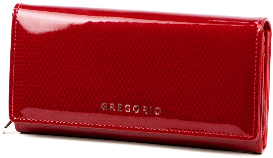 Moteriška lakinė piniginė Gregorio CB-106 raudona