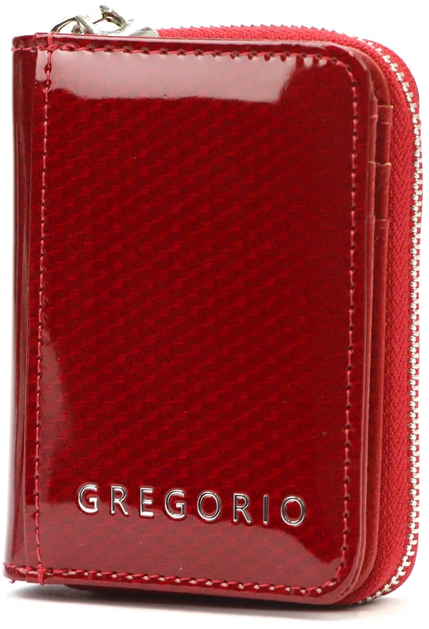 Odinė piniginė Gregorio CB-125 raudona