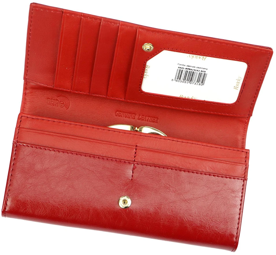 Piniginė moterims Rovicky 8801-BPRN RFID