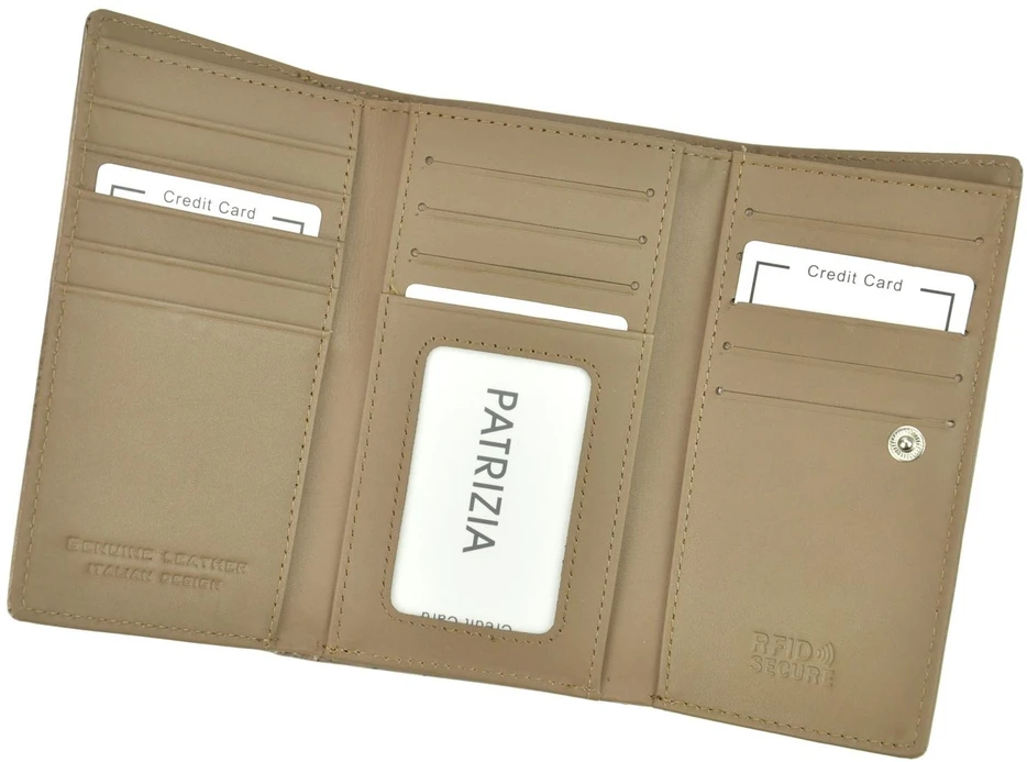 Skórzany damski portfel PATRIZIA FF-108 RFID