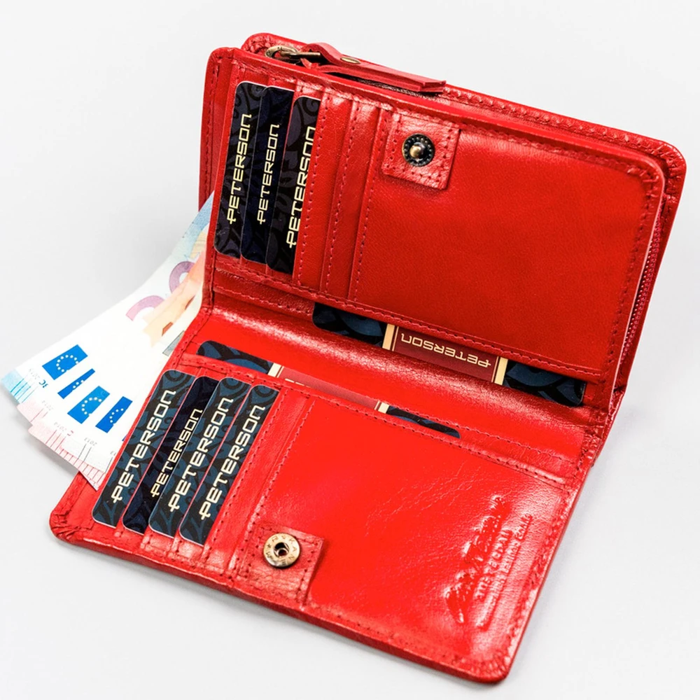 Peterson PTN 2550-BO moteriška odinė piniginė