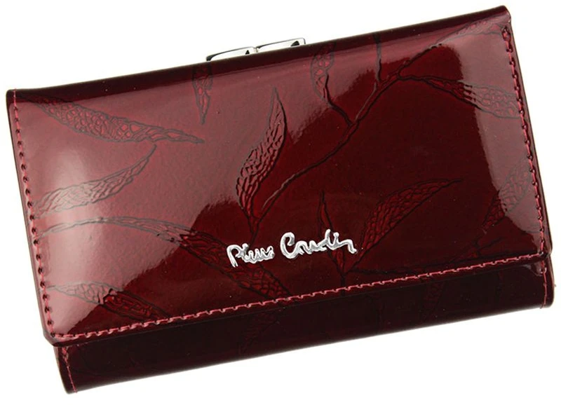 Moteriška piniginė Pierre Cardin LEAF 108, juoda