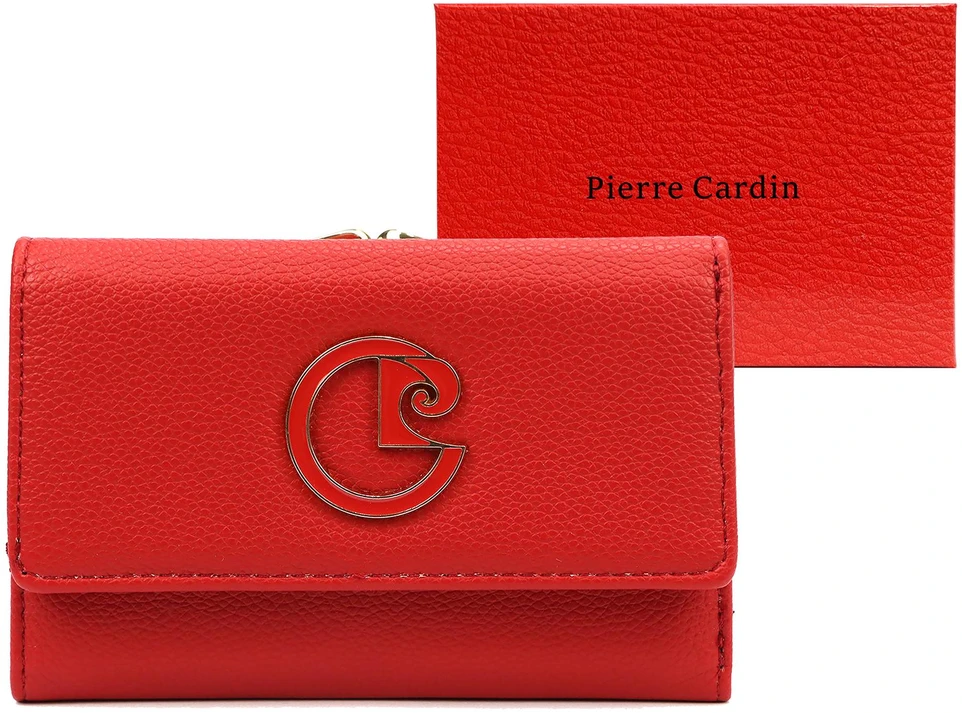 Pierre Cardin Portfel Damski Klasyczny Skóra Eko Duży Podłużna Portmonetka