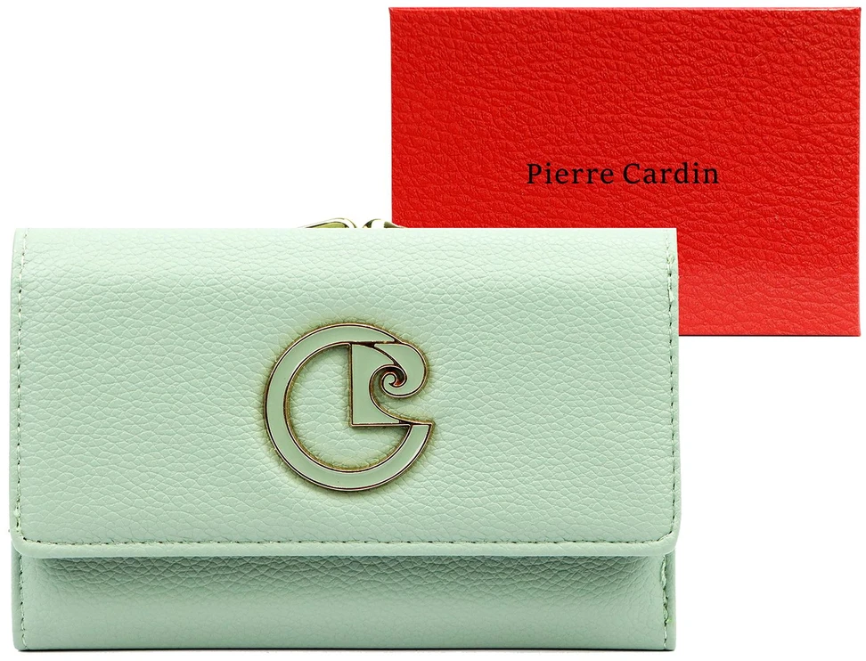 Pierre Cardin Portfel Damski Klasyczny Skóra Eko Duży Podłużna Portmonetka