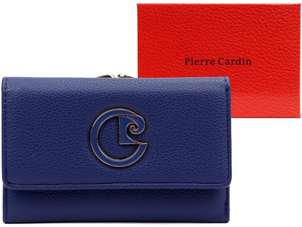 Pierre Cardin Portfel Damski Klasyczny Skóra Eko Duży Podłużna Portmonetka