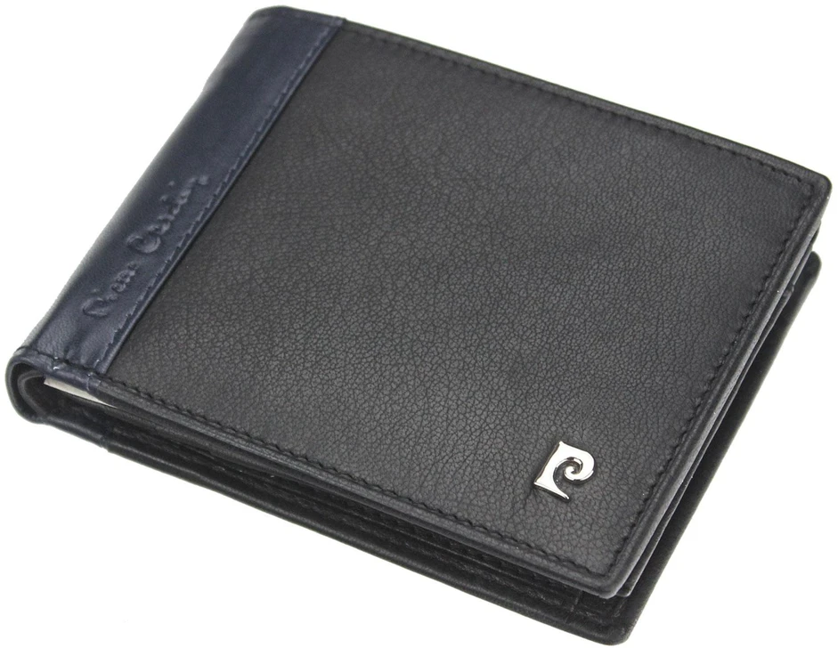 Natūralios odos vyriška piniginė Pierre Cardin TILAK30 8805, juoda/raudona