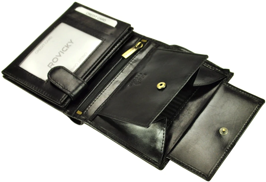 Rovicky N4-RVT RFID odinė vyriška piniginė
